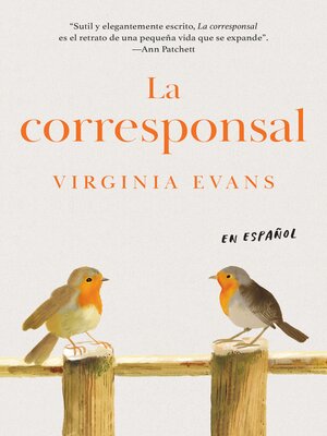 cover image of La corresponsal / the Correspondet